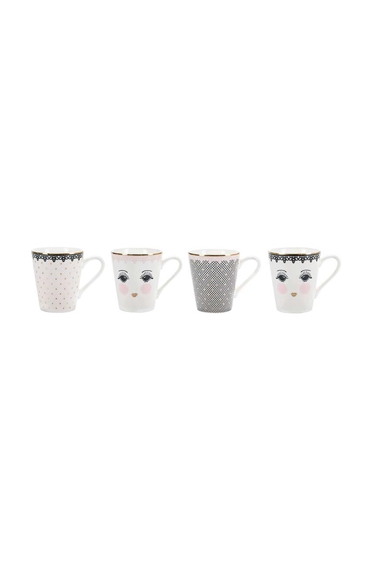 bela Komplet skodelic Miss Etoile 4-pack Unisex