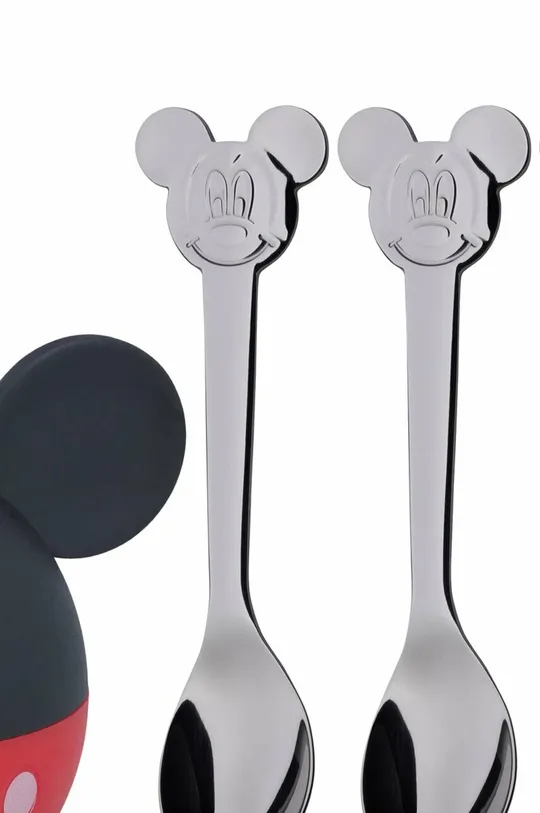 Набор ложечек с солонкой для ребенка WMF Mickey Mouse 5 шт мультиколор