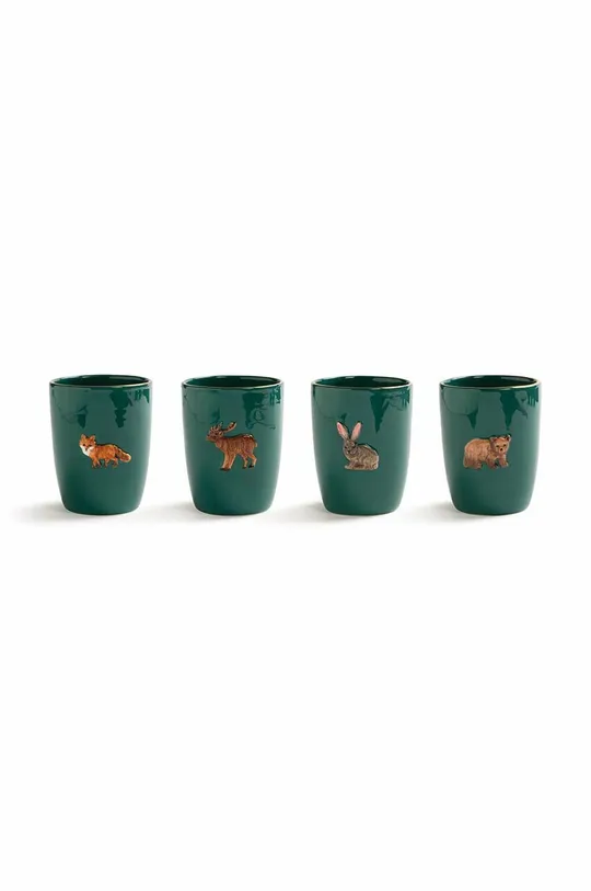 viacfarebná Sada pohárov &k amsterdam Forest Animal Set 4-pak Unisex