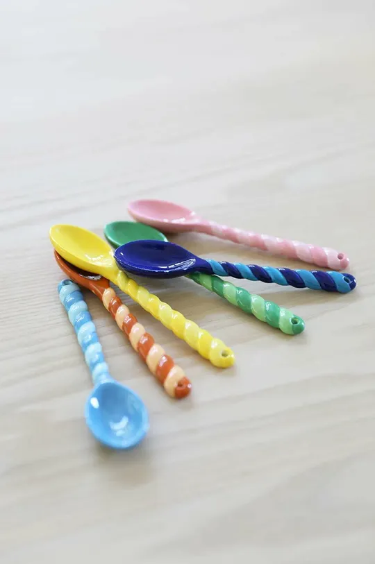 &k amsterdam set cucchiai Twist Set pacco da 3 multicolore