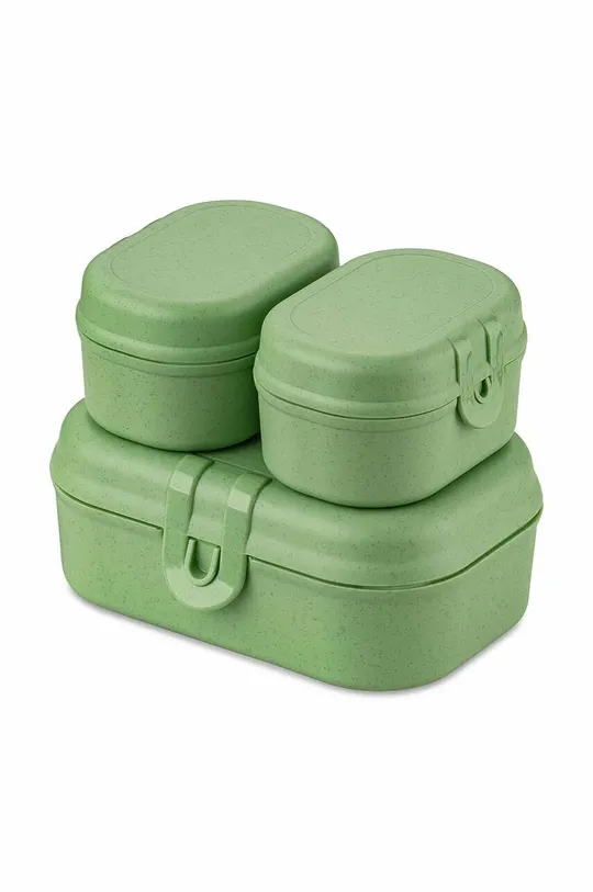 πράσινο Κουτί μεσημεριανού γεύματος Koziol 3-pack Unisex