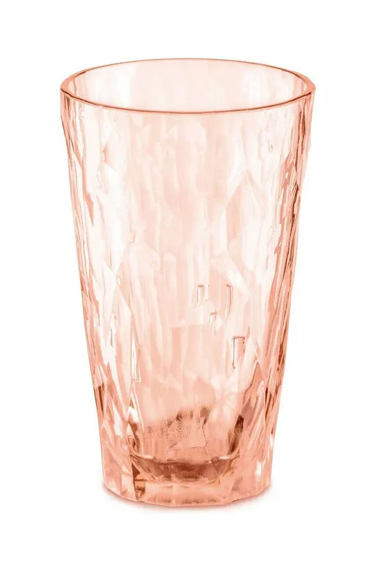 ružová Sada pohárov na nápoje Koziol Club Extra 300ml 6-pak Unisex