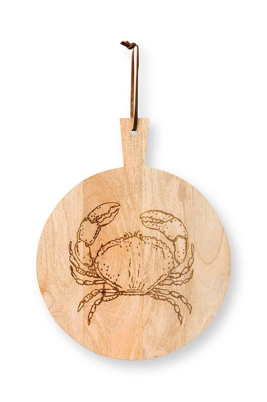 beżowy Pip Studio taca ozdobna Crab Unisex