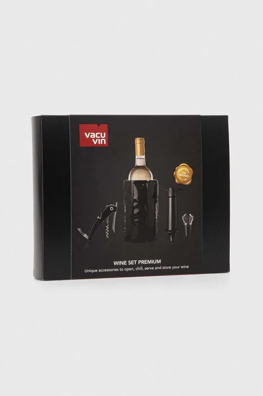 Vacu Vin set da vino Wine Set Premium pacco da 4 Acciaio inossidabile, Plastica