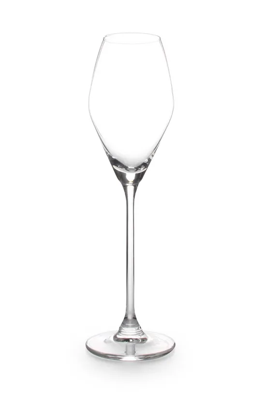priesvitná Sada pohárov na šampanské BonBistro Fino 6-pak Unisex