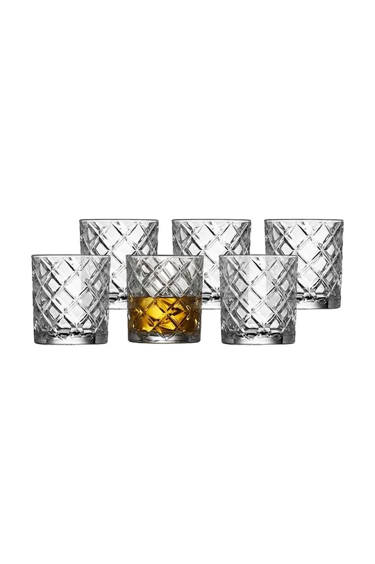 transparentna Set čaša za viski Lyngby Diamond 6-pack Unisex