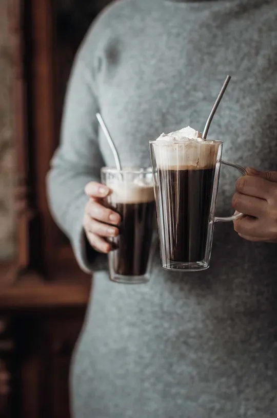 Dorre két személyes kávéskészlet Irish Coffee 5 db  100% üveg