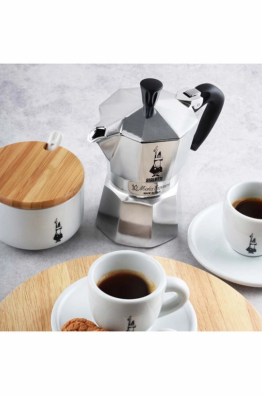 Bialetti kawiarka Moka Express 3tz Aluminium, Tworzywo sztuczne