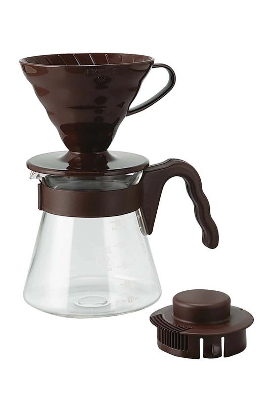 multicolore Hario set per la preparazione del caffè a goccia V60 Pour Over Kit Unisex