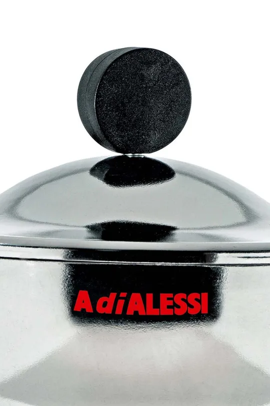 Alessi caffetiera Moka Alessi 3tz Alluminio, resina termoplastica