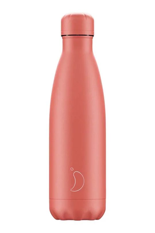 oranžová Termo fľaša Chillys Pastel 500 ml Unisex