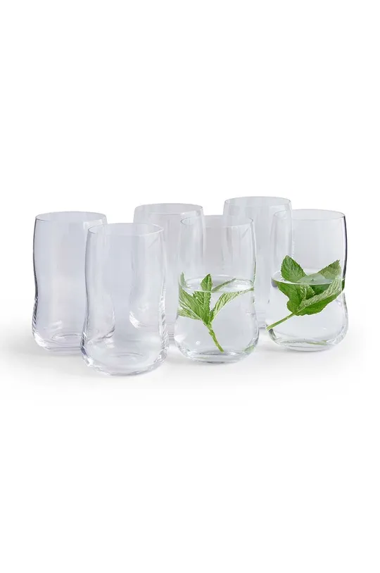Holmegaard zestaw szklanek Clear Future 6-pack transparentny