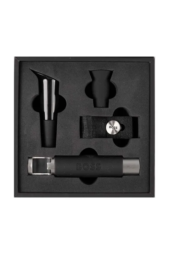 Komplet za vino Hugo Boss Iconic 4-pack črna