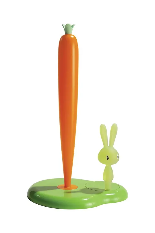 multicolor Alessi stojak na ręcznik papierowy Bunny & Carrot Unisex