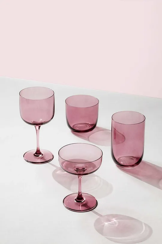 ružová Sada pohárov na šampanské Villeroy & Boch Like Grape 2-pak