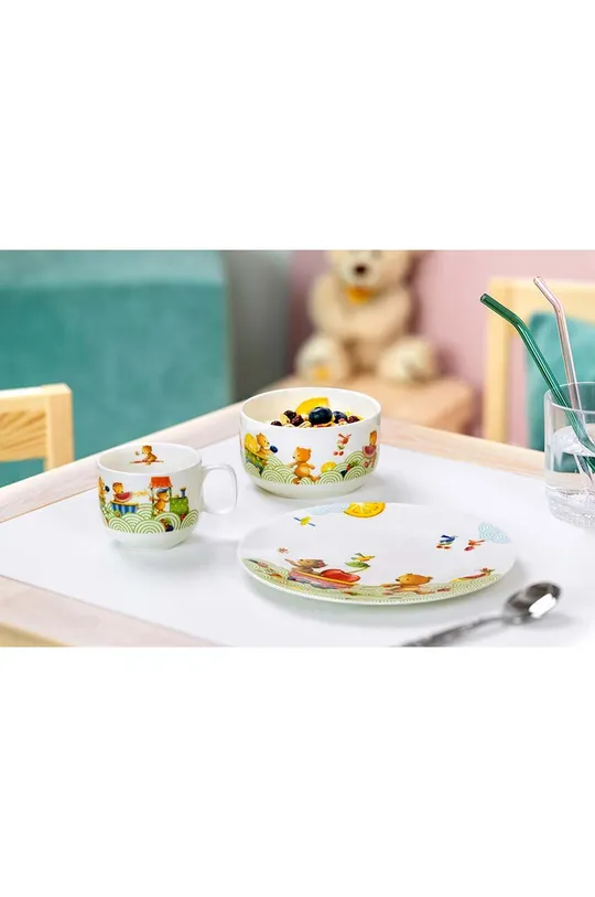 Villeroy & Boch zestaw śniadaniowy dla dzieci Hungry as a Bear 3-pack multicolor