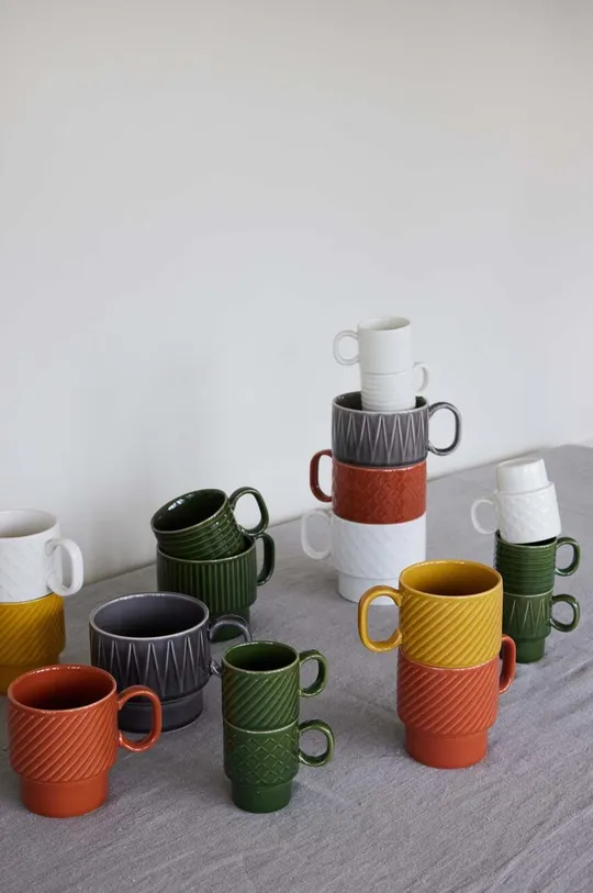 Set šalica za kavu Sagaform Coffee & More 4-pack Glazirana keramika