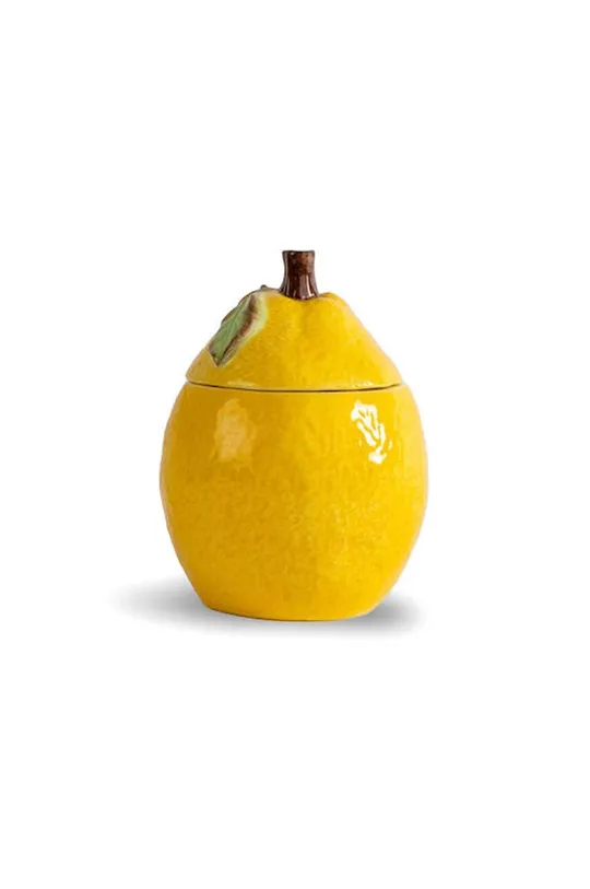 giallo Byon contenitore con copperchio Lemon Unisex
