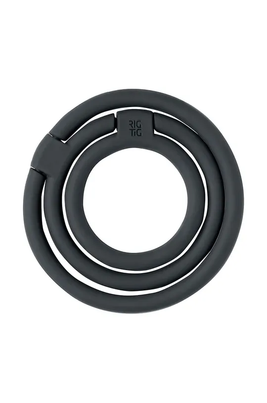 czarny Rig-Tig podstawka pod gorące naczynia Circles Unisex