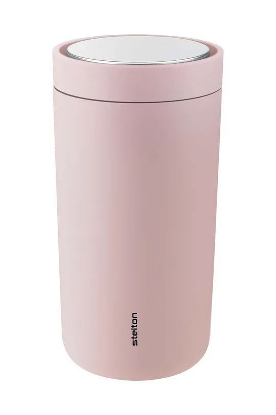 różowy Stelton kubek termiczny To Go Click 200 ml Unisex
