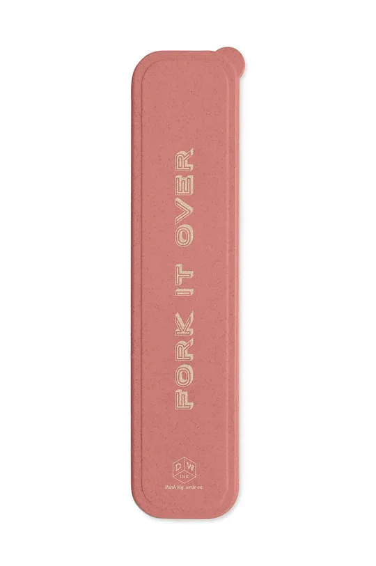 Σετ μαχαιροπήρουνων σε θήκη Designworks Ink Forki It Over 6-pack ροζ