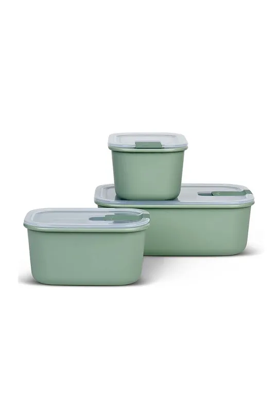 зелений Набір контейнерів для зберігання з кришками Mepal EasyClip 2 x 450 ml / 1 L 3-pack Unisex