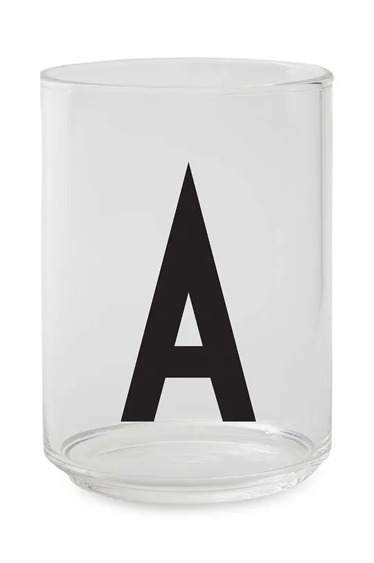 transparentna Kozarec Design Letters Personal Drinking Glass Unisex