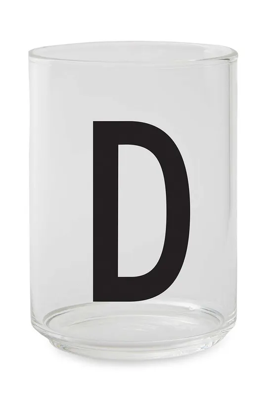 прозорий Склянка Design Letters Personal Drinking Glass Unisex