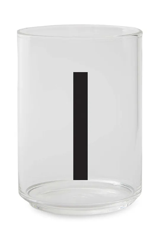 áttetsző Design Letters üveg Personal Drinking Glass Uniszex
