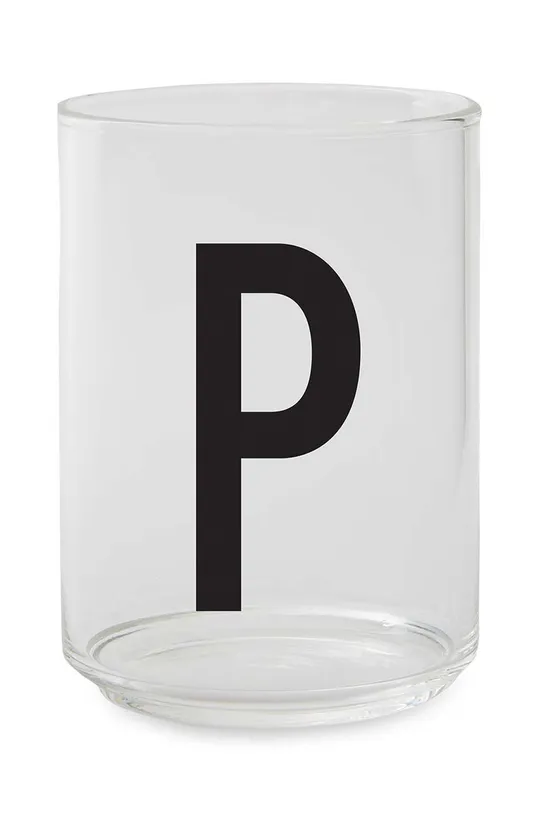 transparentna Čaša Design Letters Personal Drinking Glass Unisex