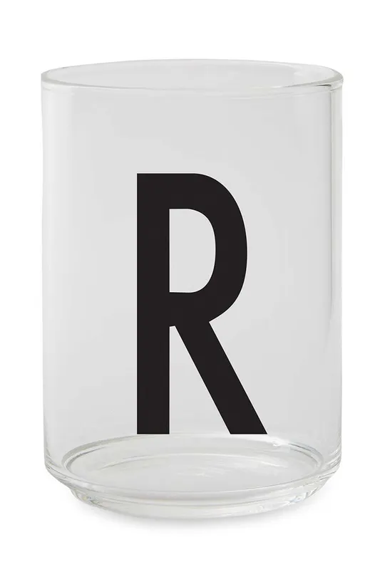 áttetsző Design Letters üveg Personal Drinking Glass Uniszex