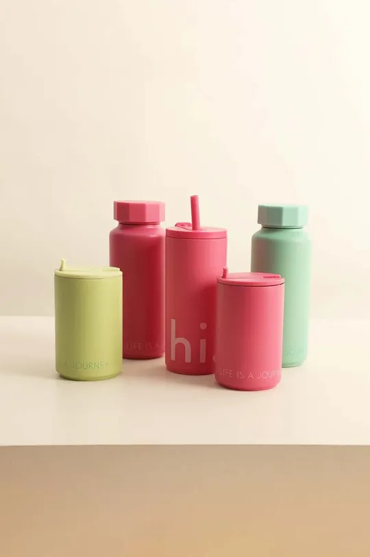 Θερμική κούπα Design Letters Thermo/Insulated Cup Ανοξείδωτο ατσάλι, Πλαστική ύλη