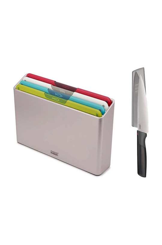 Joseph Joseph set de plăci de tăiat cu organizator Folio Icon 4-pack gri 60230