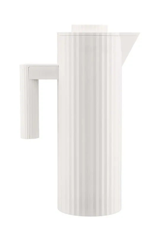 biały Alessi dzbanek termiczny Plissé Unisex