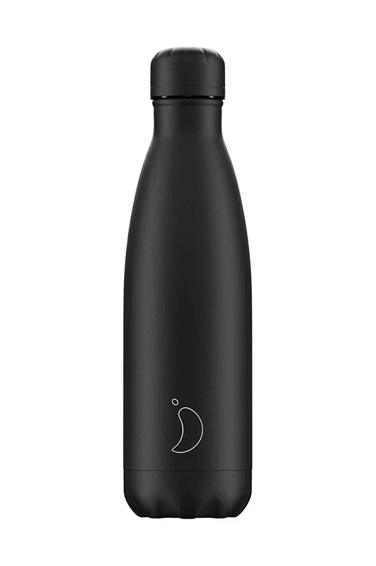 чорний Термічна пляшка Chillys Monochrome 500 ml Unisex