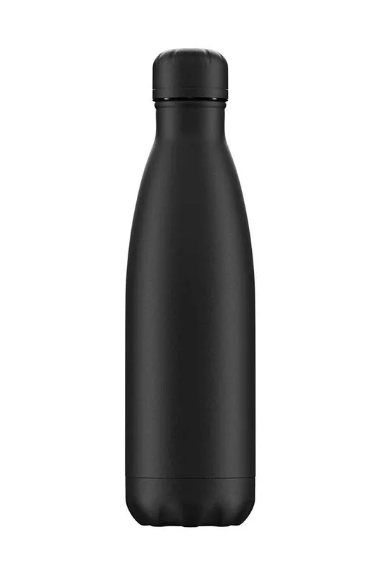 Θερμικό μπουκάλι Chillys Monochrome 500 ml μαύρο