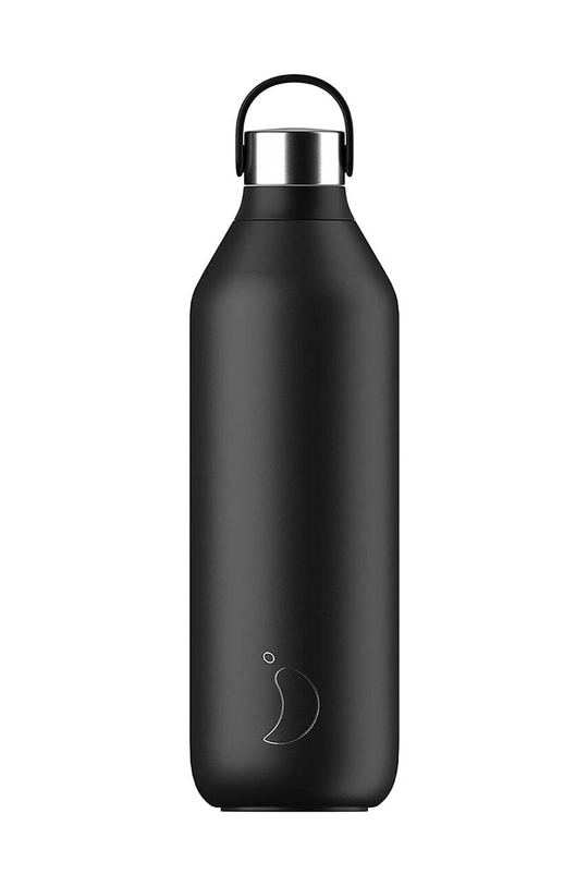 čierna Termo fľaša Chillys Series 2 1000 ml Unisex