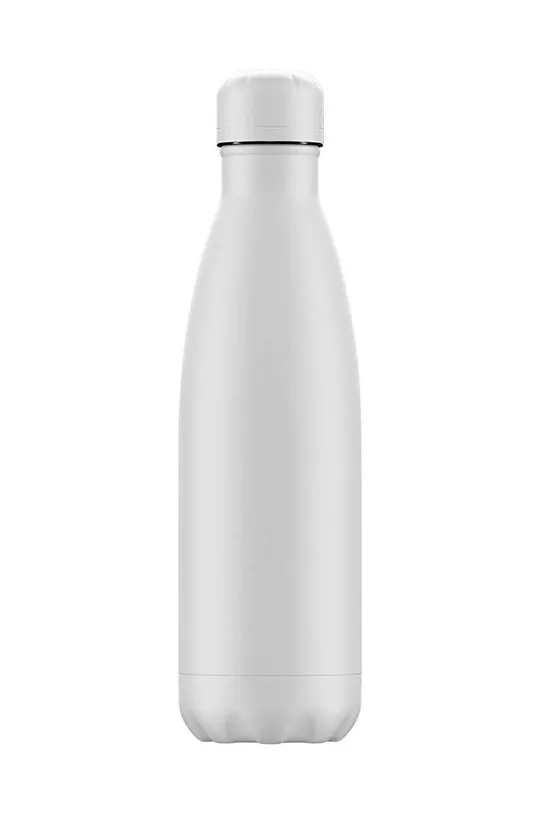 Θερμικό μπουκάλι Chillys Monochrome 500ml λευκό