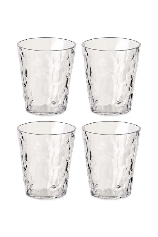 transparentna Komplet kozarcev Koziol Club No. 1 Superglas 4-pack Unisex