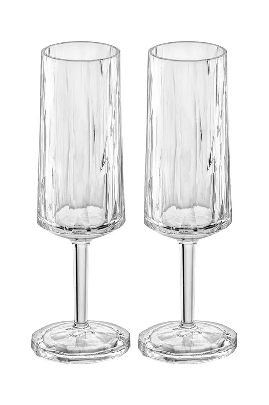 διαφανή Σετ ποτηριών κρασιού Koziol Club No.14 Superglas 2-pack Unisex