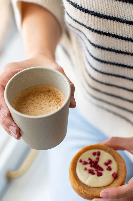 Komplet skodelic Koziol Connect Organic Nature 4-pack bež