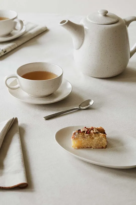 Broste Copenhagen 2 személyes teáskészlet Nordic Vanilla Tea For Two kerámia