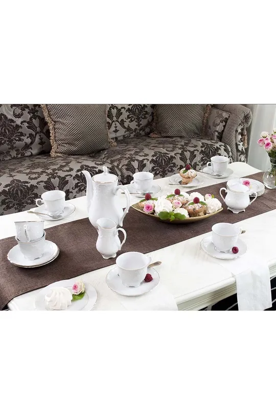 Ćmielów set da caffè per 6 persone Rococo 18-pack Porcellana Ćmielów