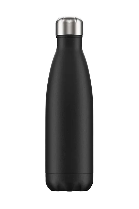 Термічна пляшка Chillys Monochrome 500 ml чорний