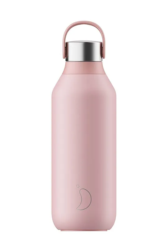 ροζ Θερμικό μπουκάλι Chillys Series 2 500 ml Unisex