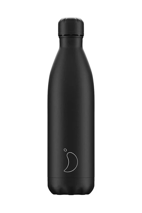 čierna Termo fľaša Chillys Monochrome 750 ml Unisex