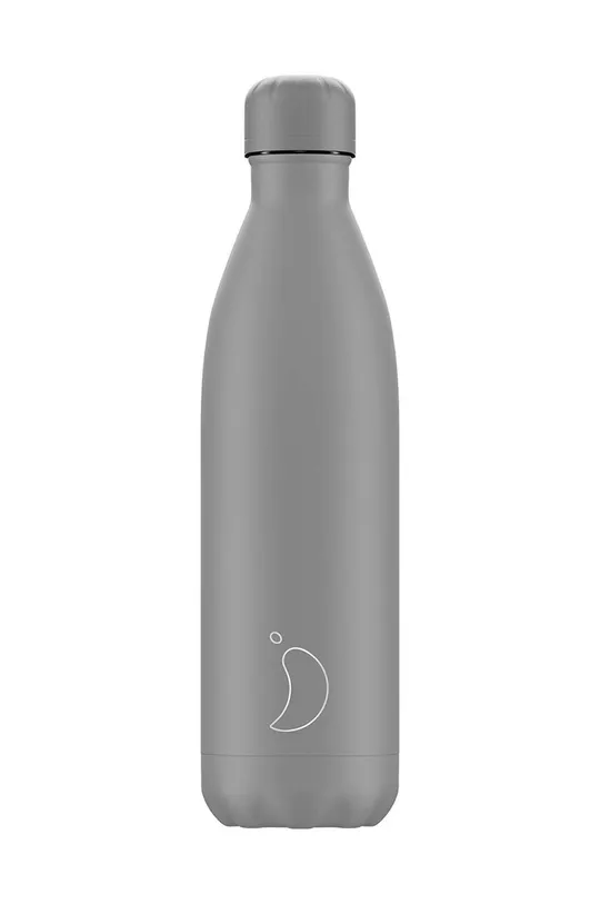 сірий Термічна пляшка Chillys All Grey 750 ml Unisex