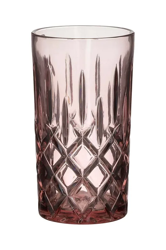 różowy zestaw szklanek 6-pack Unisex