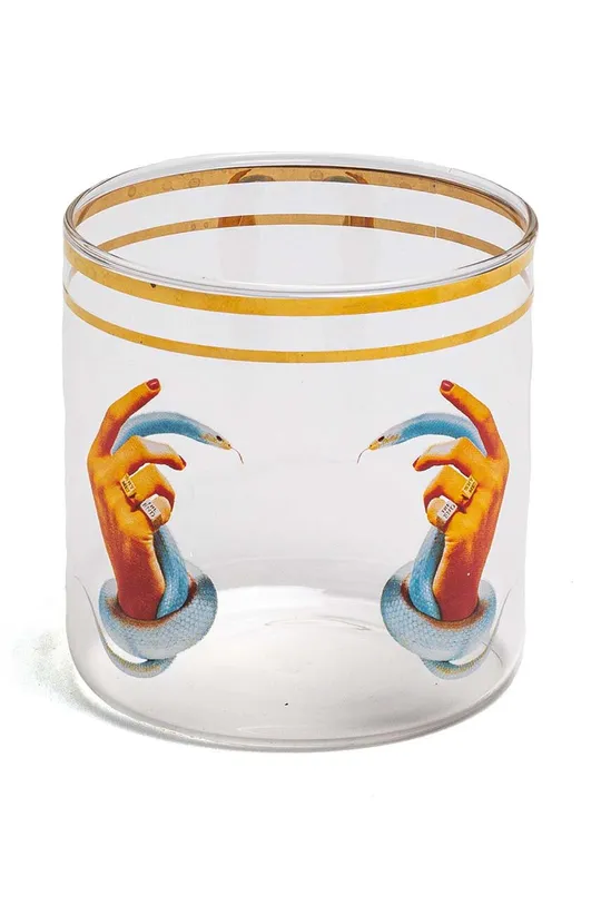 multicolor Seletti szklanka Hands With Snakes x Toiletpaper Unisex