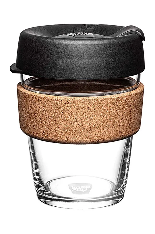 KeepCup kubek do kawy Brew Cork Black 454ml : Tworzywo sztuczne, Szkło